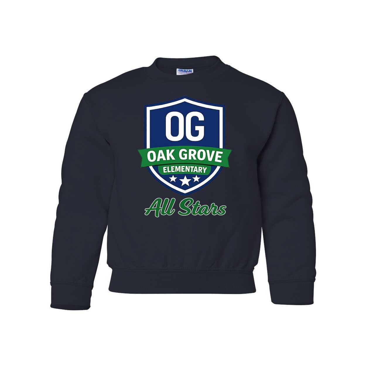 Oak Grove Elementary - Youth Crewneck Sweatshirt -18000B