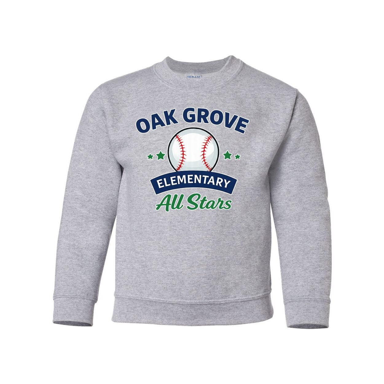 Oak Grove Elementary - Youth Crewneck Sweatshirt -18000B