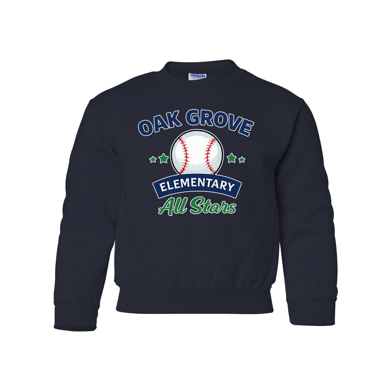 Oak Grove Elementary - Youth Crewneck Sweatshirt -18000B