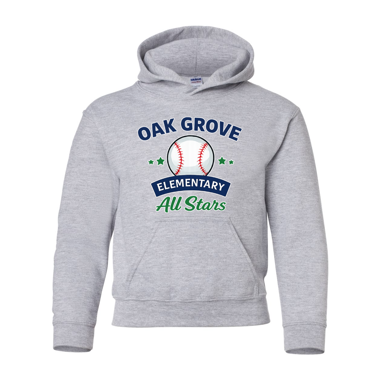 Oak Grove Elementary - Youth Hooded Sweatshirt - 18500B