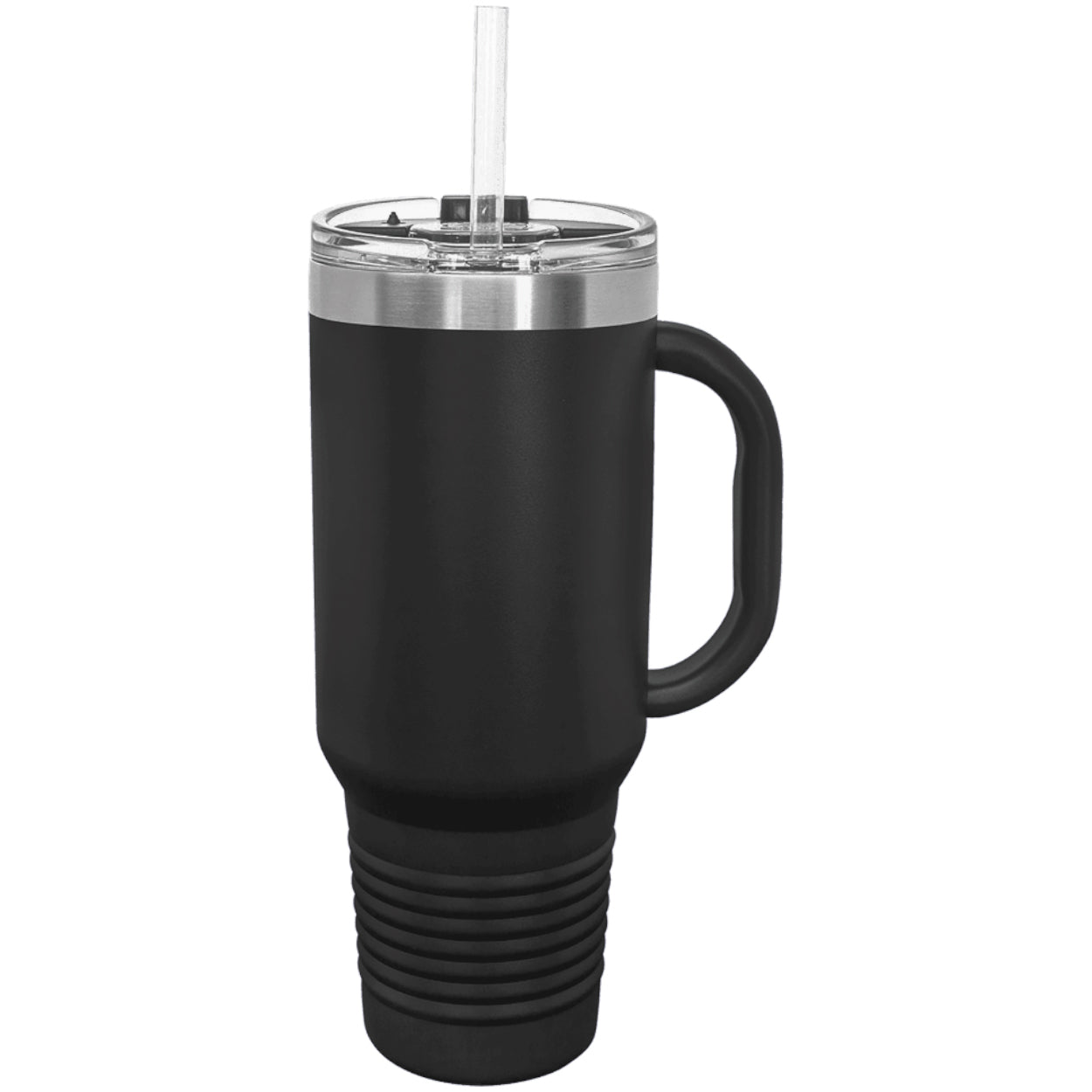 Polar Camel 40 oz. Travel Mug with Handle, Straw Included