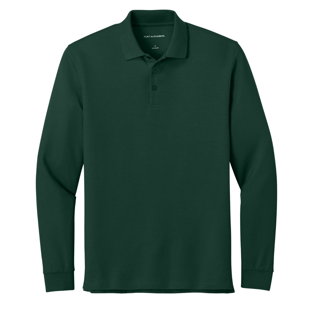 Port Authority® K200LS Wearever Signature Pique Long Sleeve Polo