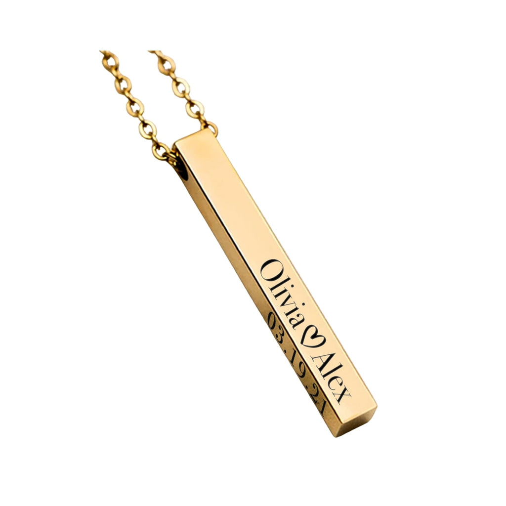 Personalized Bar Necklace