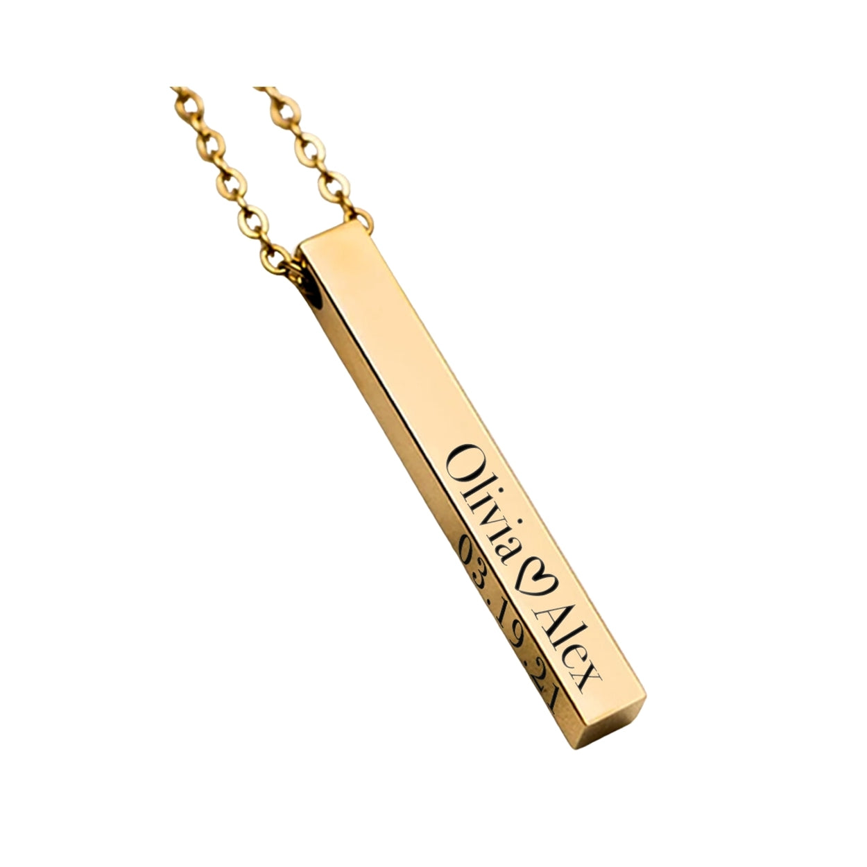 Personalized Bar Necklace