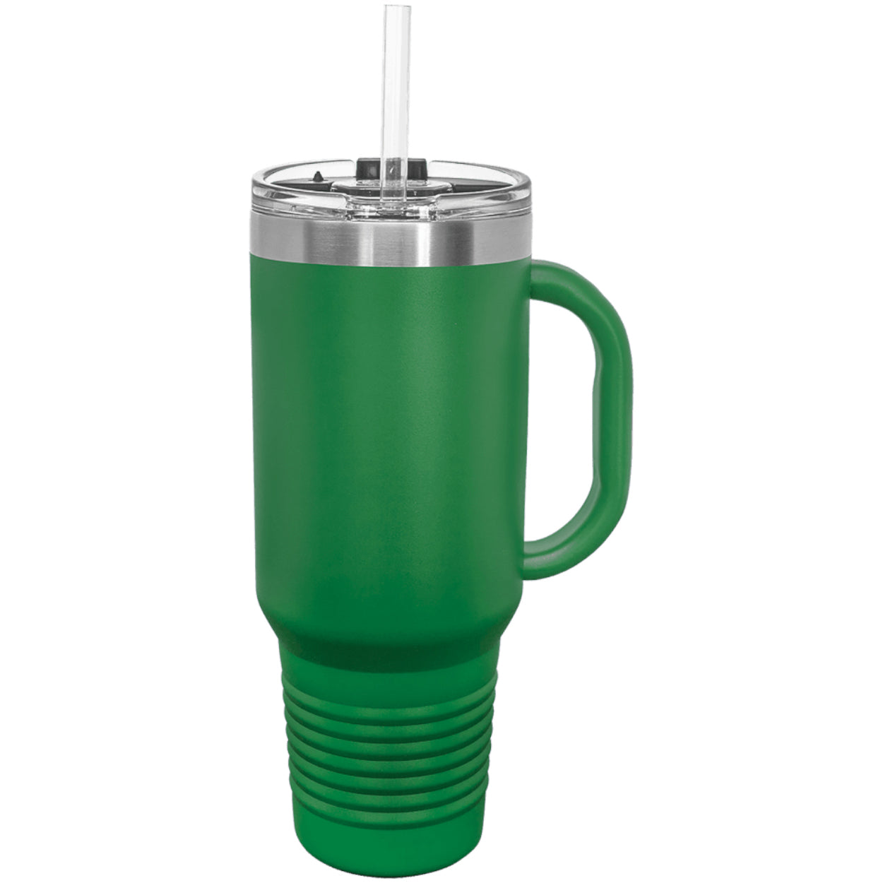 Polar Camel 40 oz. Travel Mug with Handle, Straw Included