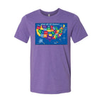 Visit All 50 States - Unisex Short Sleeve Jersey Tee - BC3001