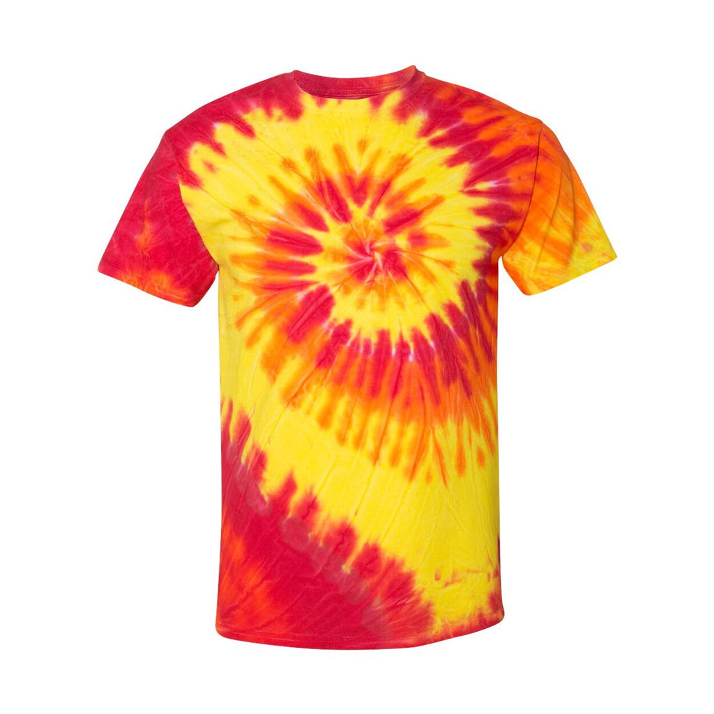 Dyenomite 200MS Multi-Color Spiral Tie-Dyed T-Shirt