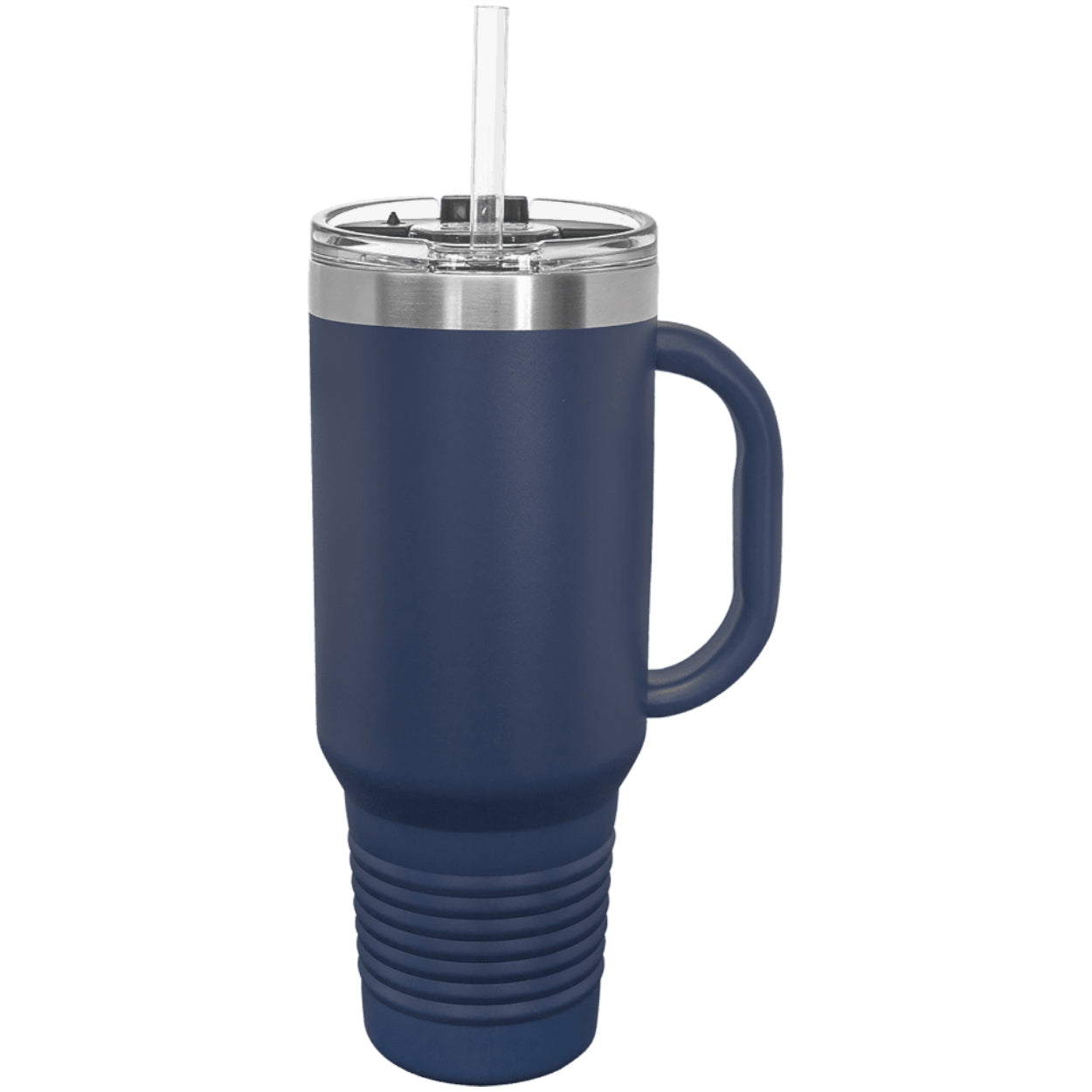 Polar Camel 40 oz. Travel Mug with Handle, Straw Included