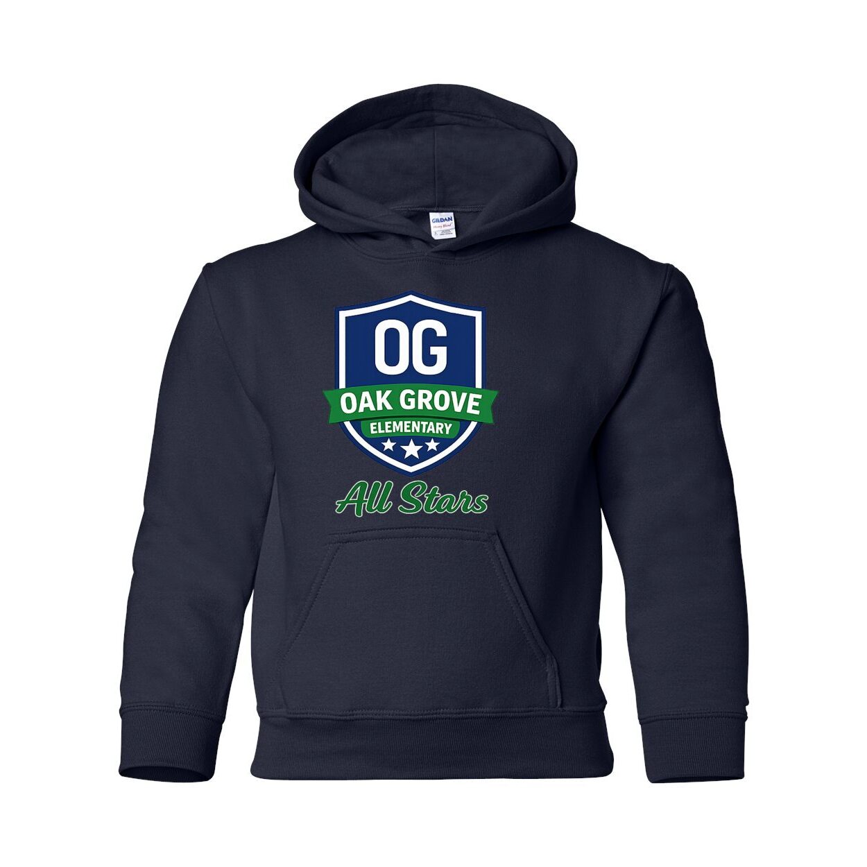 Oak Grove Elementary - Youth Hooded Sweatshirt - 18500B