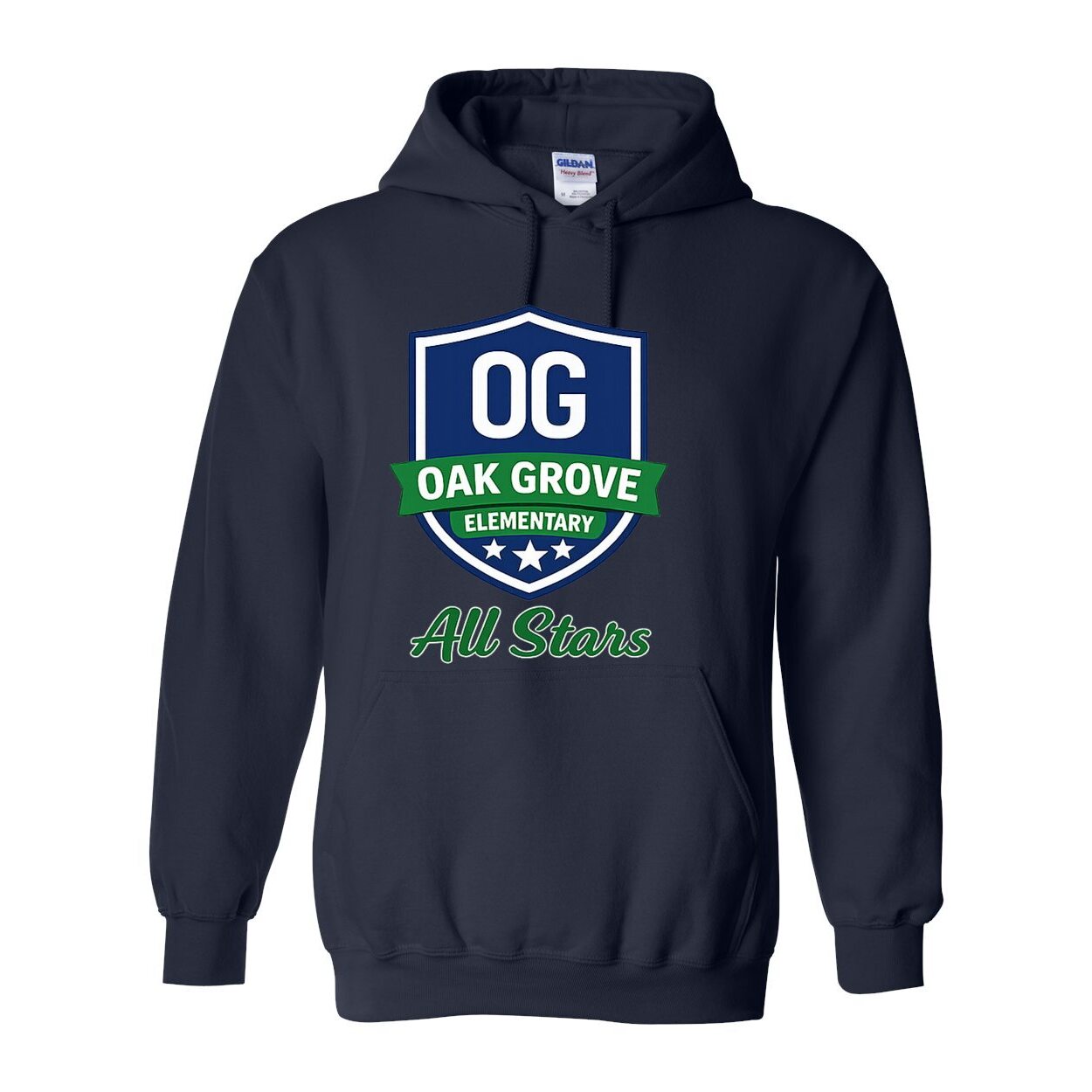 Oak Grove Elementary - Adult Hooded Sweatshirt - 18500