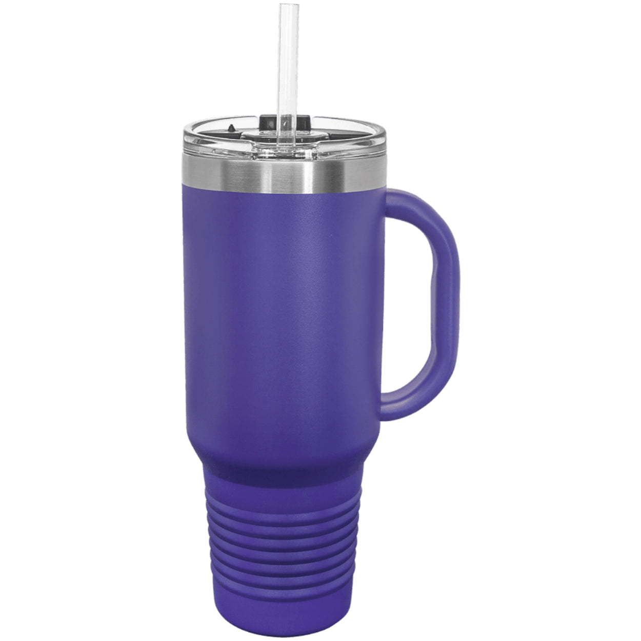Polar Camel 40 oz. Travel Mug with Handle, Straw Included