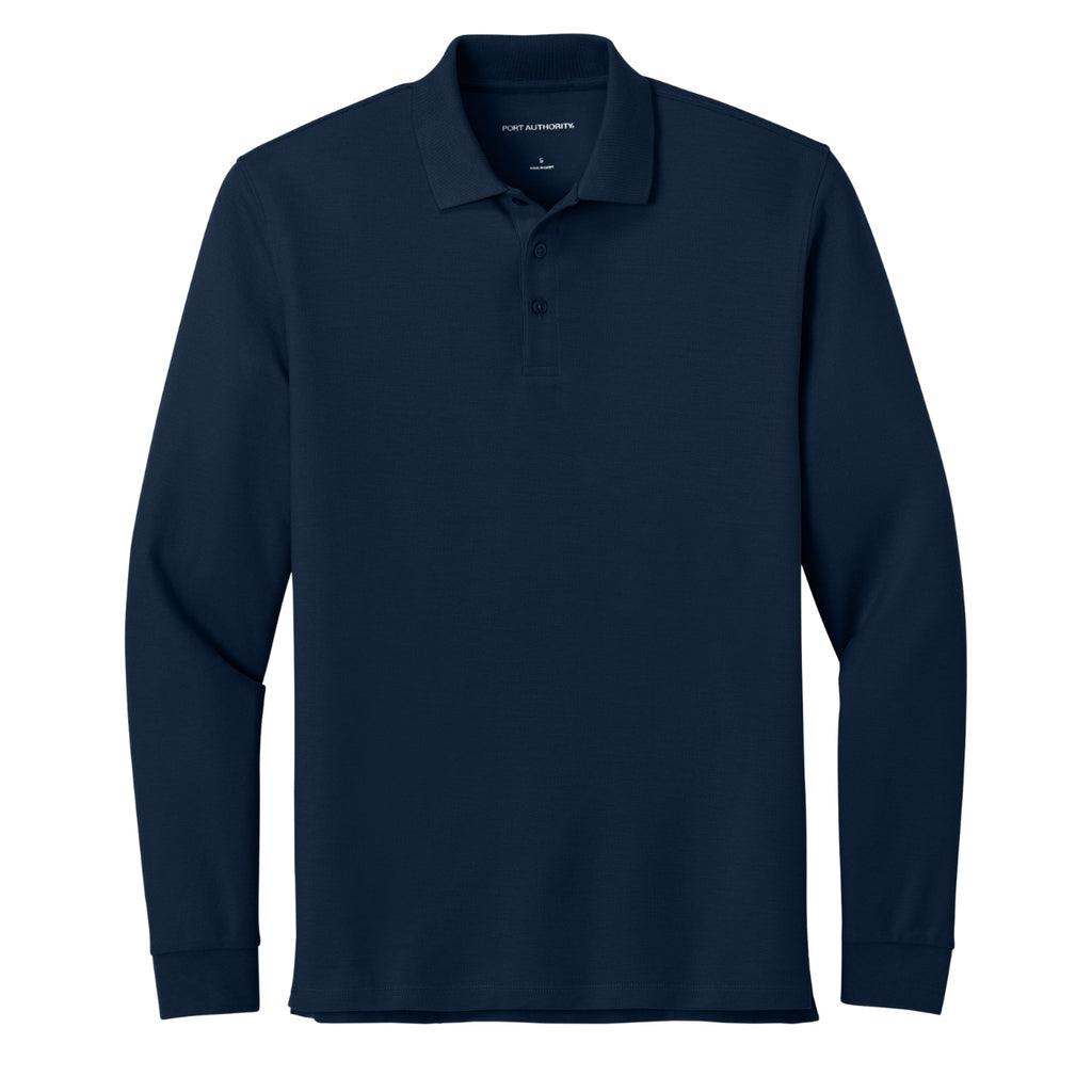 Port Authority® K200LS Wearever Signature Pique Long Sleeve Polo