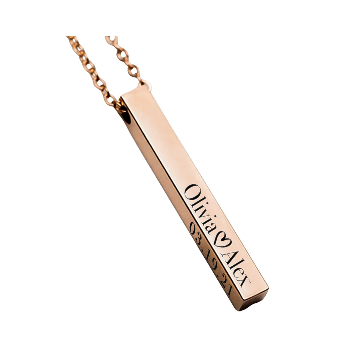 Personalized Bar Necklace