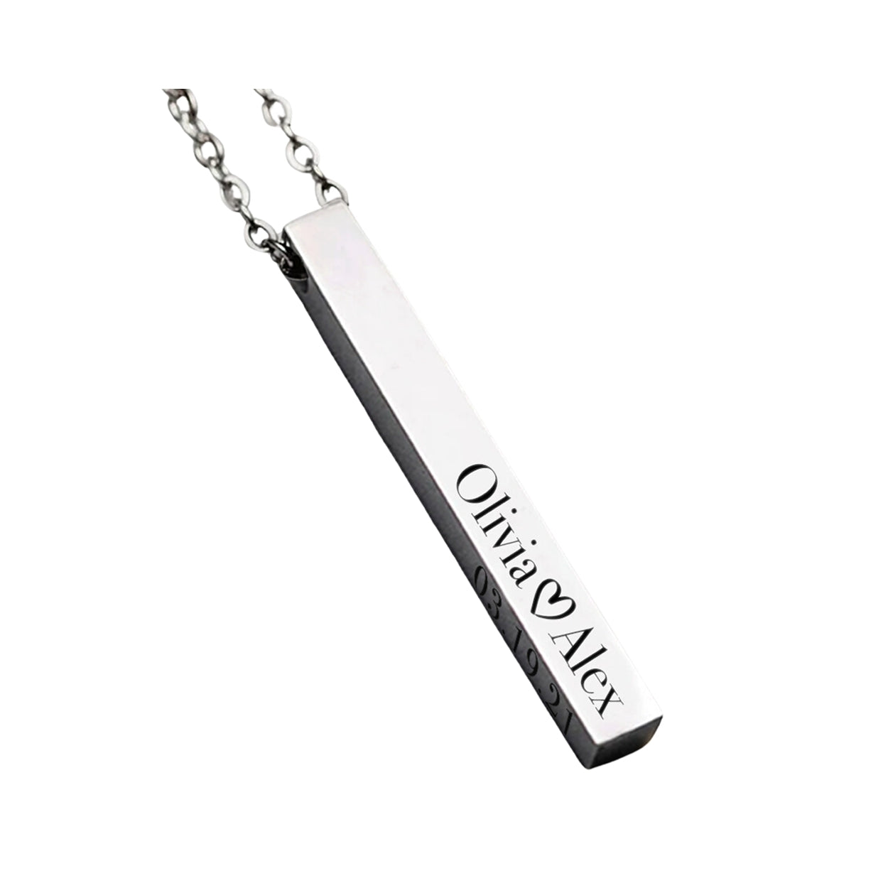 Personalized Bar Necklace