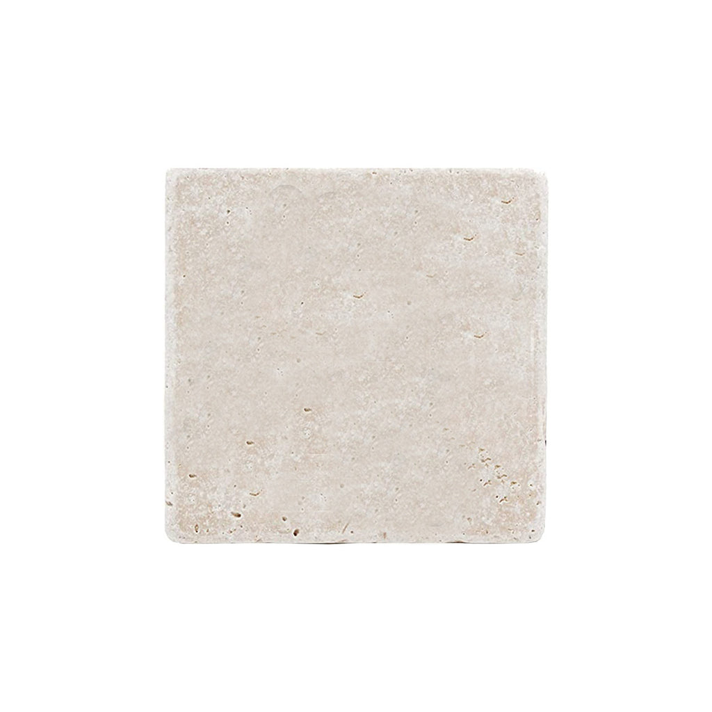 Personalized Real Stone Coasters Carrera White, Thasos, Travertine
