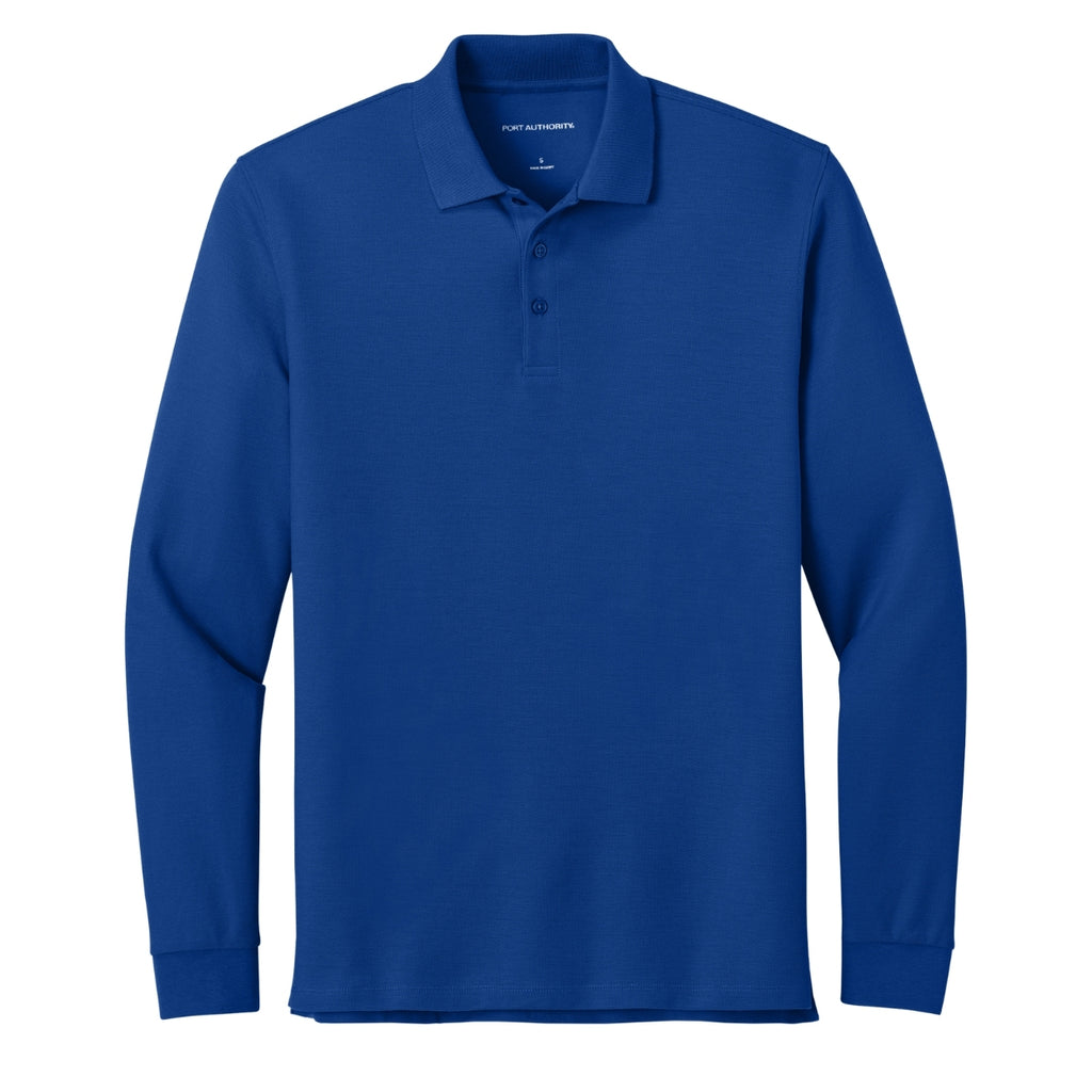 Port Authority® K200LS Wearever Signature Pique Long Sleeve Polo