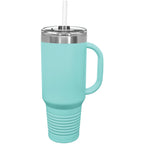 Polar Camel 40 oz. Travel Mug with Handle, Straw Included