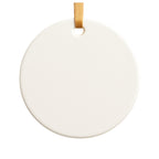 Personalized Print - Ceramic Ornaments (Alpha) 3" Diameter