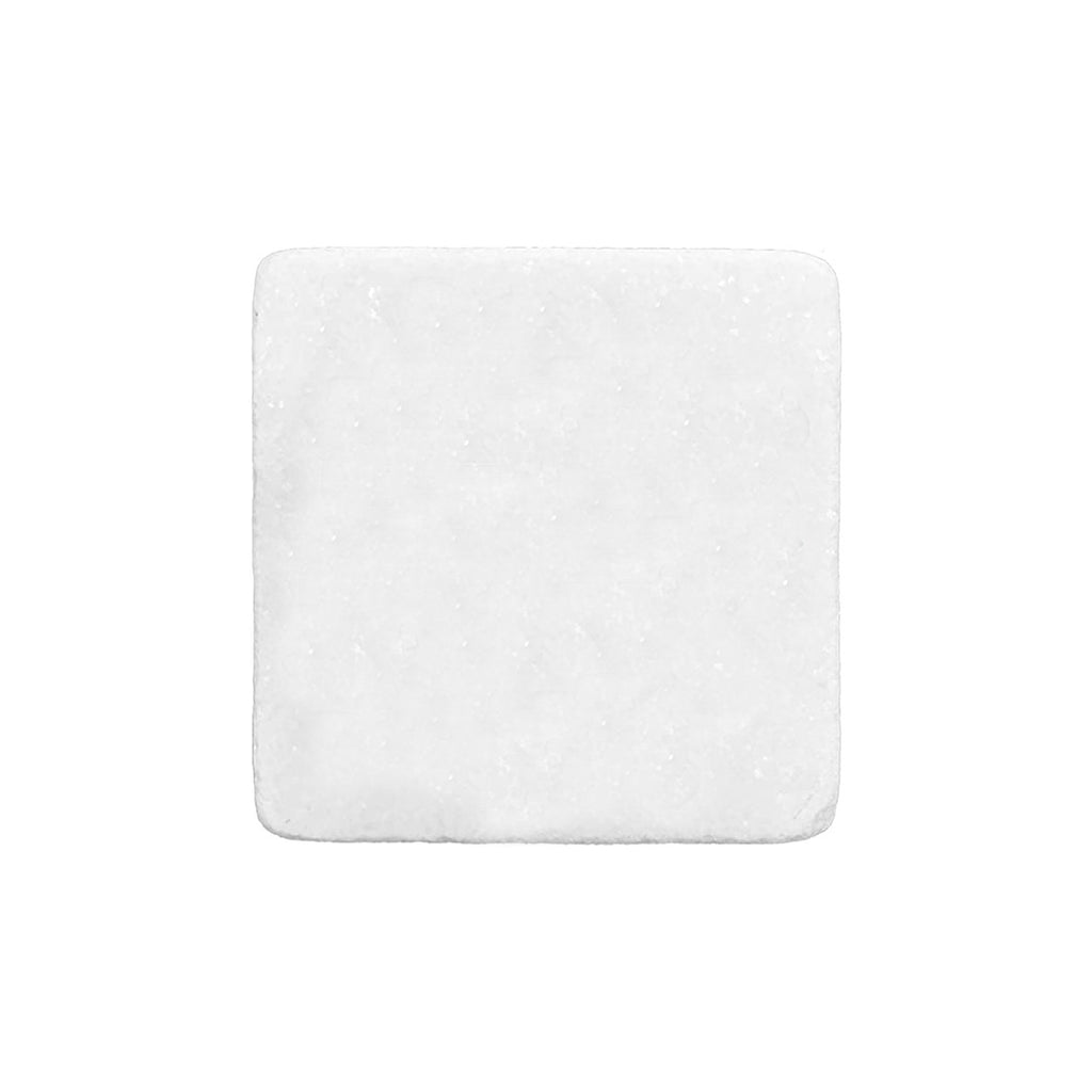 Personalized Real Stone Coasters Carrera White, Thasos, Travertine