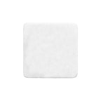 Personalized Real Stone Coasters Carrera White, Thasos, Travertine