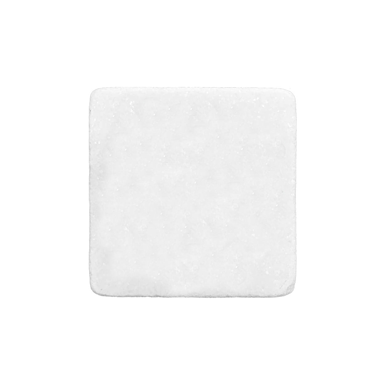 Personalized Real Stone Coasters Carrera White, Thasos, Travertine