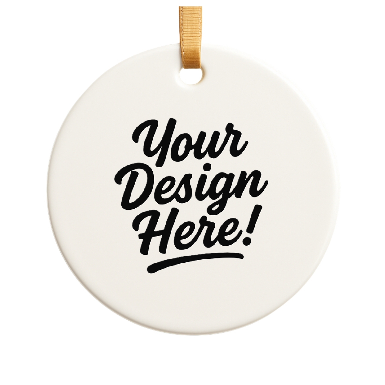 Ceramic Ornaments (Alpha) 3" Diameter