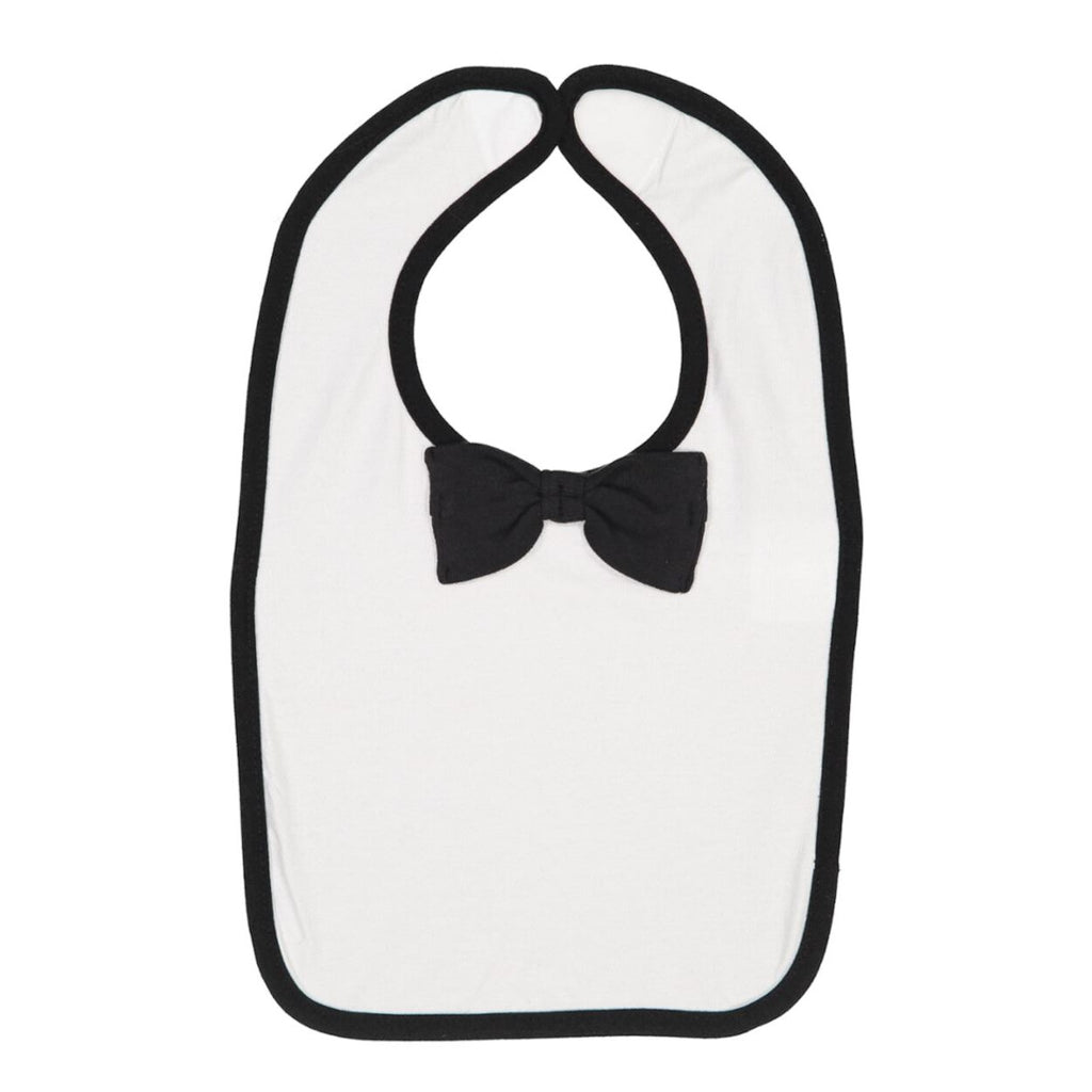 Rabbit Skins 1002 Infant Baby Rib Bow Tie Bib