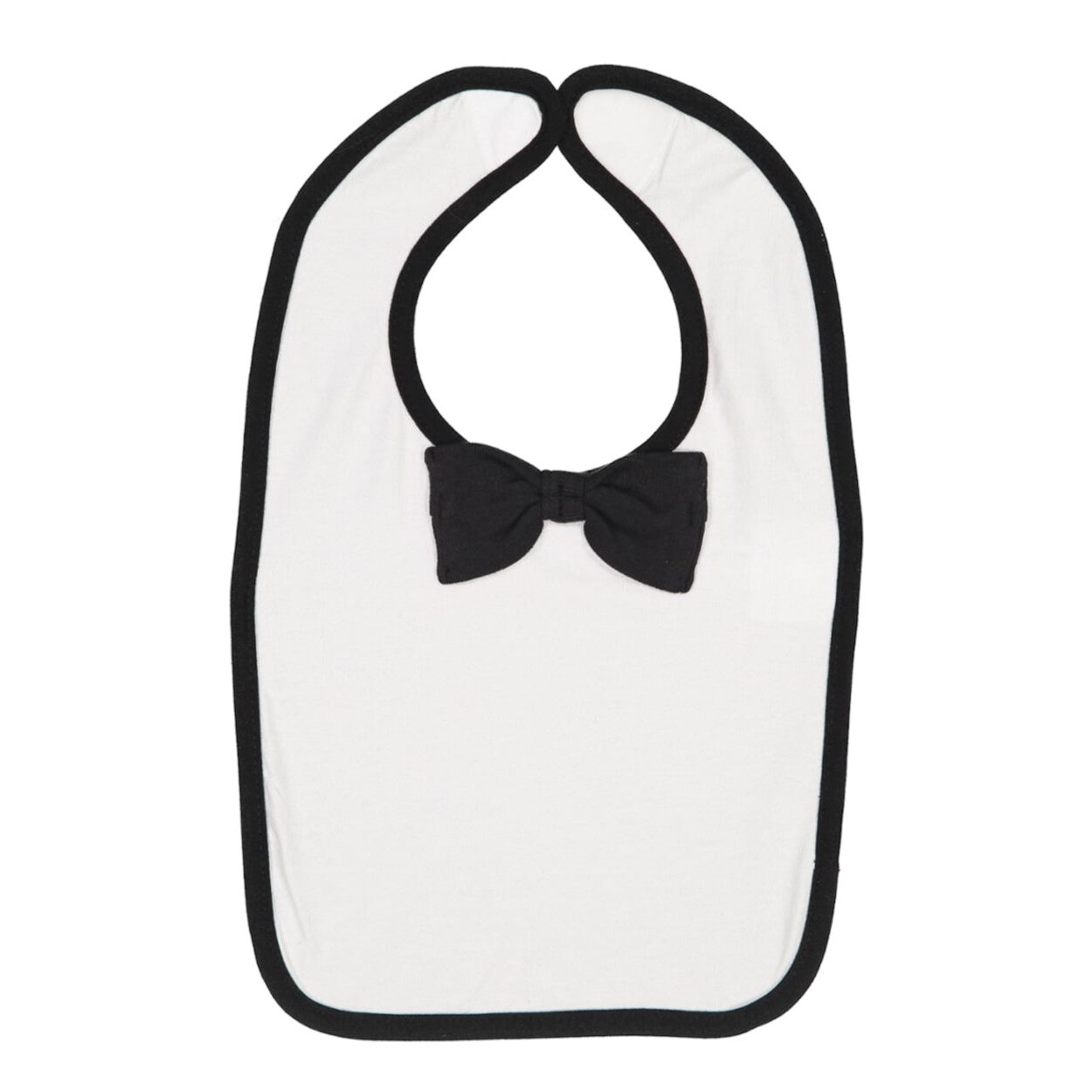 Rabbit Skins 1002 Infant Baby Rib Bow Tie Bib